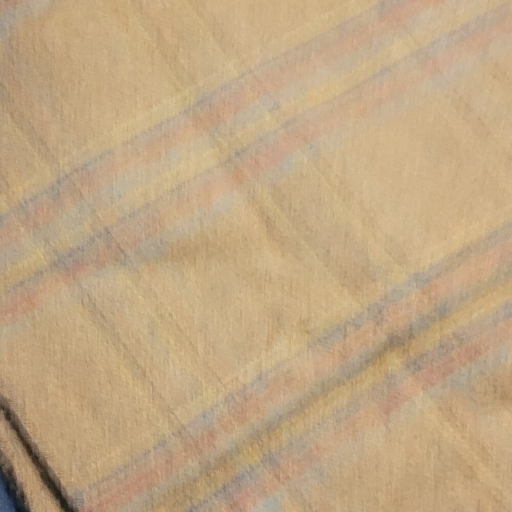 Vntg 80s Strawbridge Cashmink Plaid Scarf Germany Quietlux Heritage Soft Fringe - Picture 6 of 7